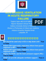 Non Invasive Ventilation in Acute Respiratory Failure