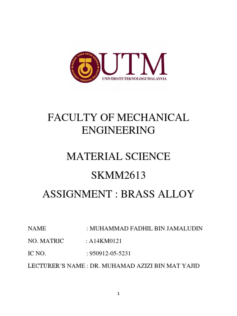 Brass Alloy PDF Brass Annealing (Metallurgy)
