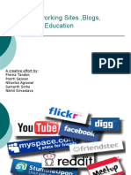 Social Networking Sites, Blogs, Wikipedia &education