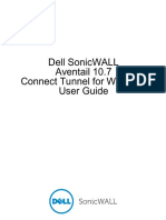 Dell Sonicwall Aventail Connect Tunnel Client Windows User Guide