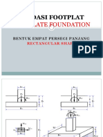 rumus pondasi telapak