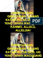 Alleluia Pangitaa Ang Gingharian