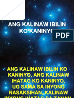 Ang Kalinaw Ibilin Ko Kaninyo