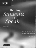 Helping Students To Speak PDF