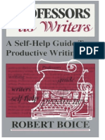 Professors As Writers A Self Help Guide To Product