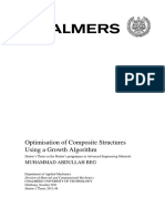 Optimisation of Composite Structures Using A Growth Algorithm