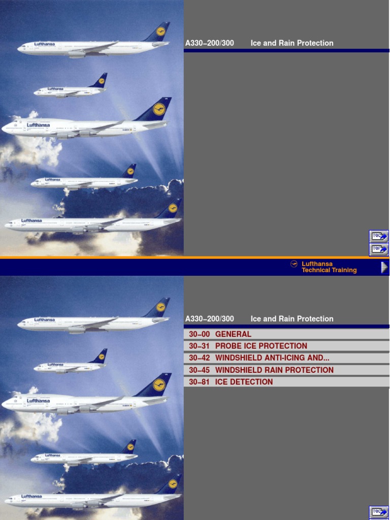 A330-200/300 Ice and Rain Protection | PDF | Power Supply | Electrical ...