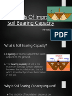Methods of Improving Soil Bearing Capacity: Vibhanshu Singh