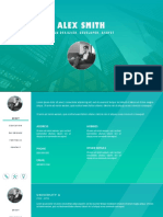 How To Create A Portfolio CV Resume Presentation Template in