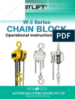 Chain Block W 3 Manual