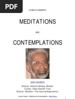 Living in Vedanta - Meditations