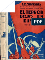 S P Melgounov El Terror Rojo en Rusia Tomo 1 PDF