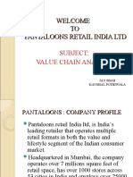 Welcome TO Pantaloons Retail India LTD