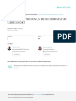 Open Source Intrusion Detection System Using Snort: Conference Paper