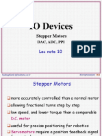 IO Devices: Stepper Motors