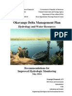 Okavango Delta Management Plan: Hydrology and Water Resources