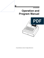 Manual de Usuario y Programacion de La Caja Registradora Sam4s ER-650