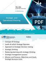 Strategic and Operational Planning: Ip Ceit Inictel-Uni