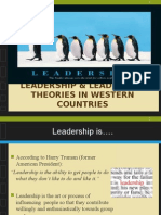 Leadership Theories Around the World