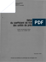 Coefficient de Transmission Des Unités de Précontrainte PDF