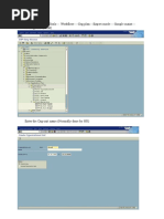 Work Flow Manual Path:SAP Menu-Tools - Workflow - Org Plan - Expert Mode - Simple Maint - PPOC - OLD (Creat)