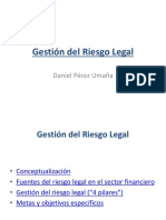 Gestión Del Riesgo Legal: Daniel Pérez Umaña