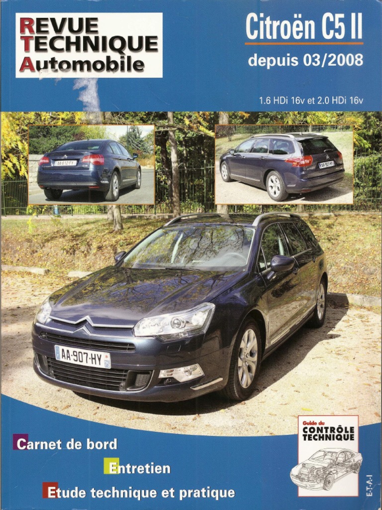 Revue Technique Citroen C5 Phase 2 Pdf Gratuit Citroen C5 II Revista Tecnica Manual de Taller 2008 | PDF | Climatisation |  Frein