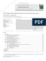 Free and Open Source GIS For Landscape Ecology-Steiniger09