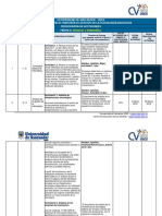 Formato Cronograma Actividades Sistemas E Informatica