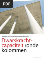 (ARTIKEL) Cement (2015) Dwarskrachtcapaciteit Ronde Kolommen - Rekenvoorbeeld Uit 2006 Aangepast Aan EC2