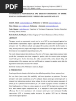 Comparative Performance and Emission Properties of Spark-Ignition Outboard Engine Powered by Gasoline and LPG