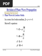 Revision of Plane Wave Propagation PDF