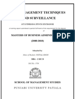 Risk Management Surveillance at Ludhiana Stock Exchange