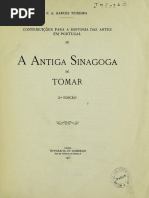 A ANTIGA SINAGOGA DE TOMAR,  Garces Teixeira,  1925