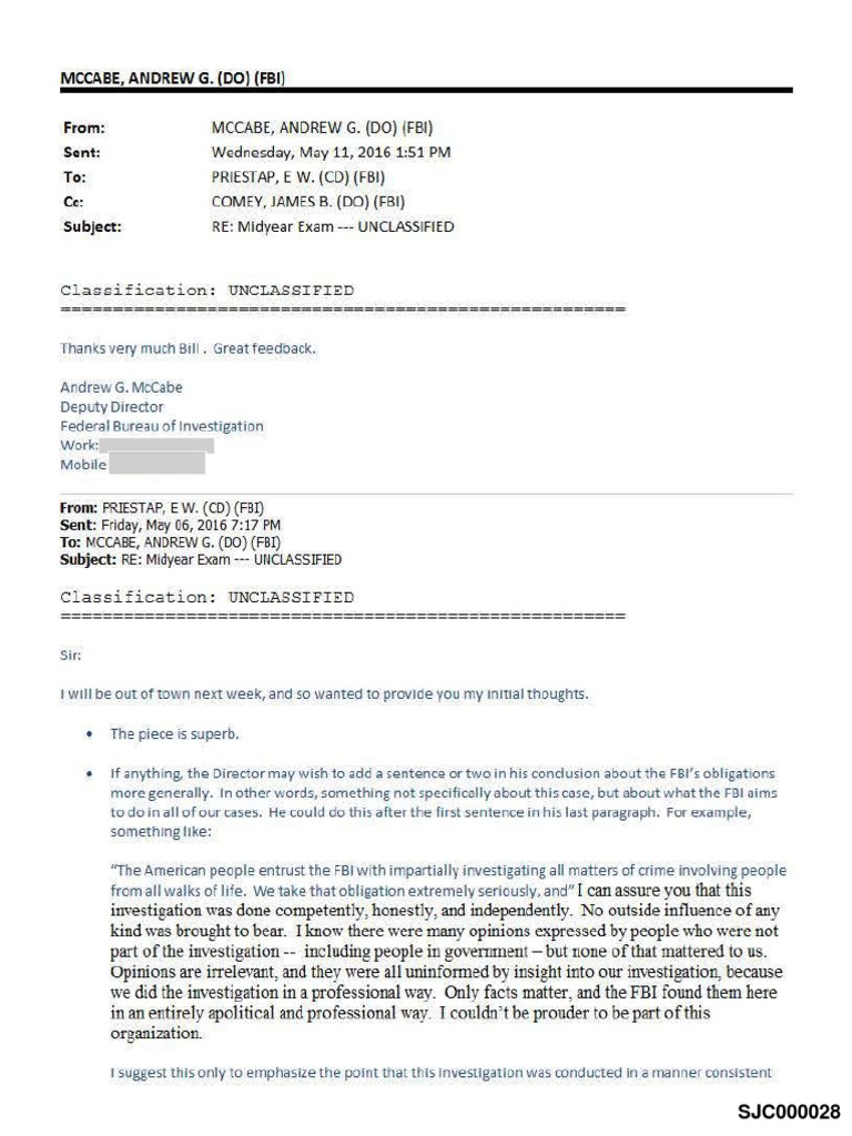 Texts Between Peter Strzok and Lisa Page | PDF