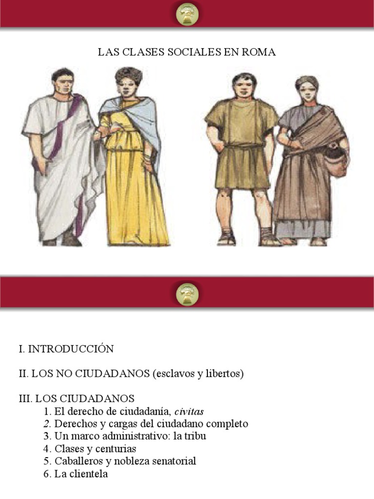 Clases Sociales en Roma | PDF | Roma antigua | Ciudadanía