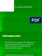 Cap 4 Tamano y Localizacion Del Proyecto