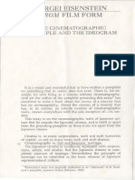 Eisenstein - The Cinematographic Principle of The Ideogram PDF