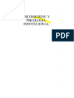 Bleger Psicohigiene y Psicologc3ada Institucional PDF