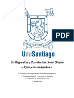 TAPA Regresión y Correlación Lineal Simple – Ejercicios Resueltos