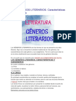 Los Generos Literarios