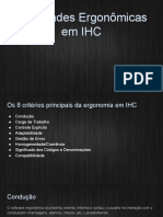 Qualidades Ergonômicas em IHC