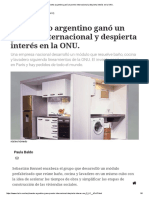 Un Invento Argentino Ganó Un Premio Internacional y Despierta Interés en La ONU