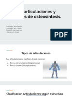Tipos de Articulaciones y Osteosintesis
