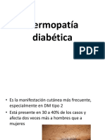 Dermopatía diabética: manifestación cutánea frecuente en DM tipo 2