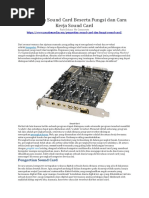 Kode Warna Konektor Sound Card Komputer | PDF
