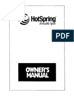 1995 Hot Spring Owners Manual PDF
