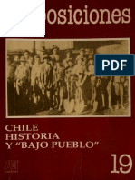 Salazar, G (1990) Chile, Historia y Bajo Pueblo