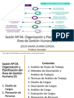 Sesión #04. Organización y Planificación Del Área de Gestión Humana (II)