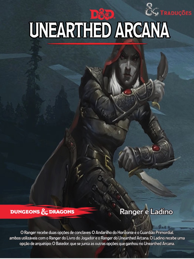 D&D 5E Unearthed Arcana Ranger e Ladino Biblioteca Élfica PDF